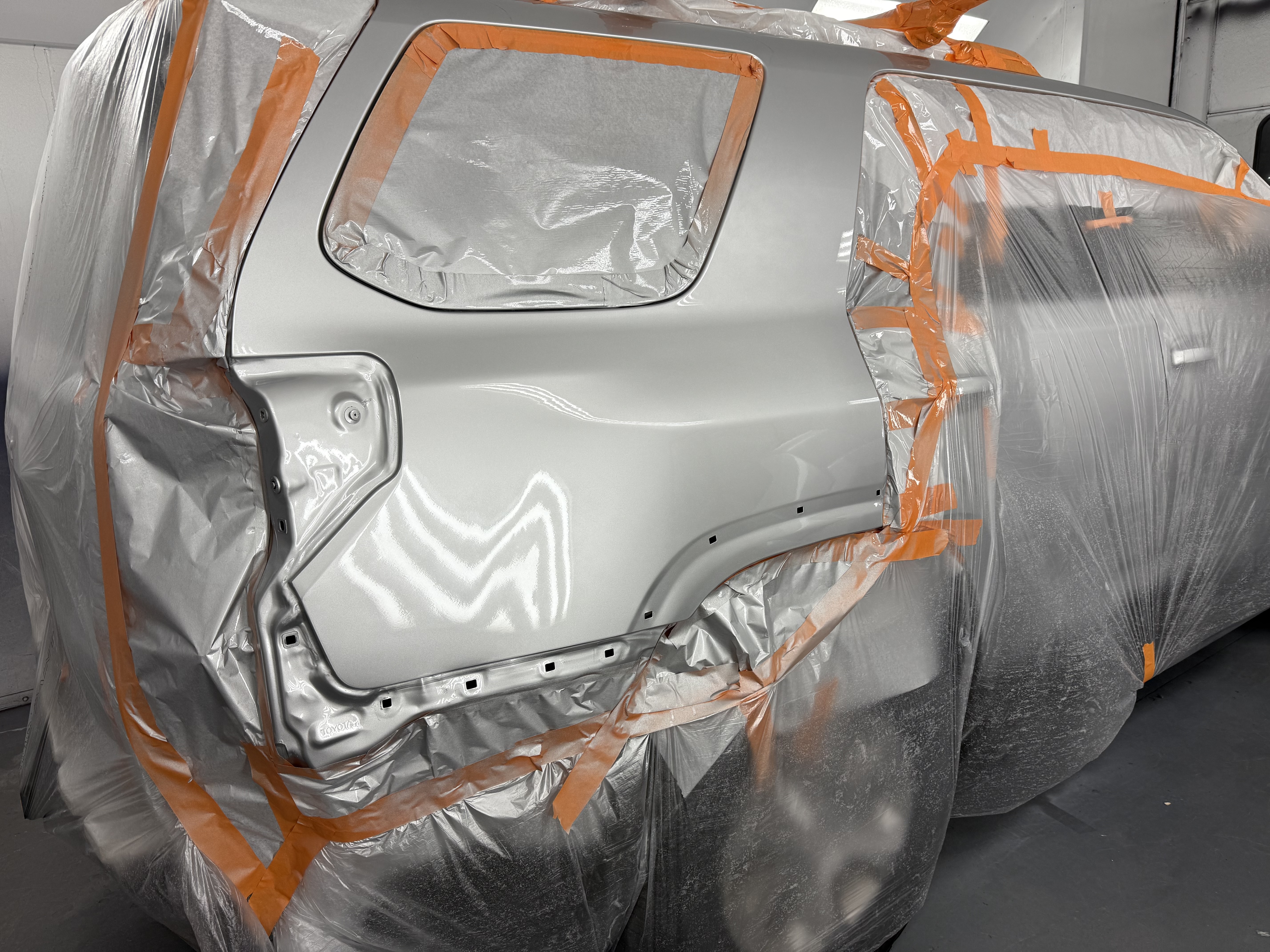 After repair - 5th Generation Toyota 4Runner - Rear Three Quarter Panel / Bumper Impact Damage