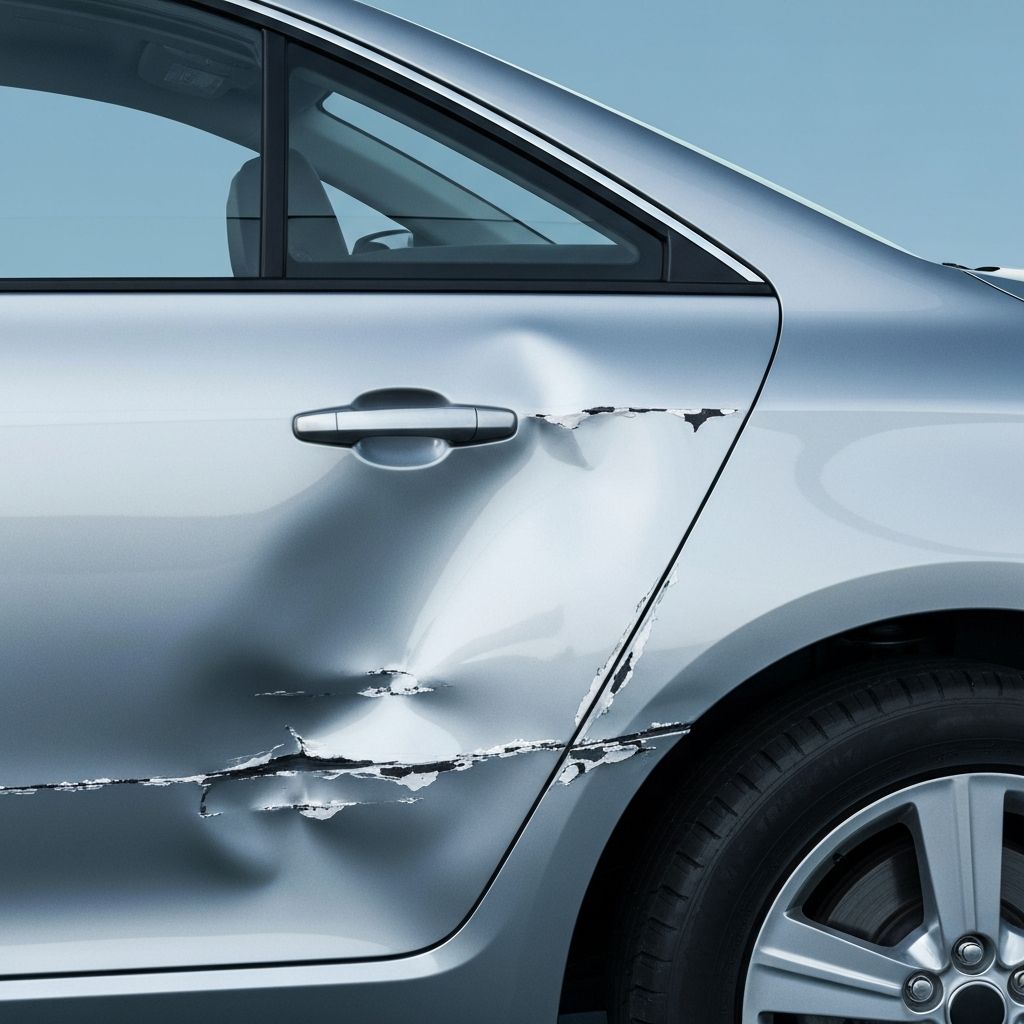 Before repair - 2020 Toyota Camry - Side Impact Damage